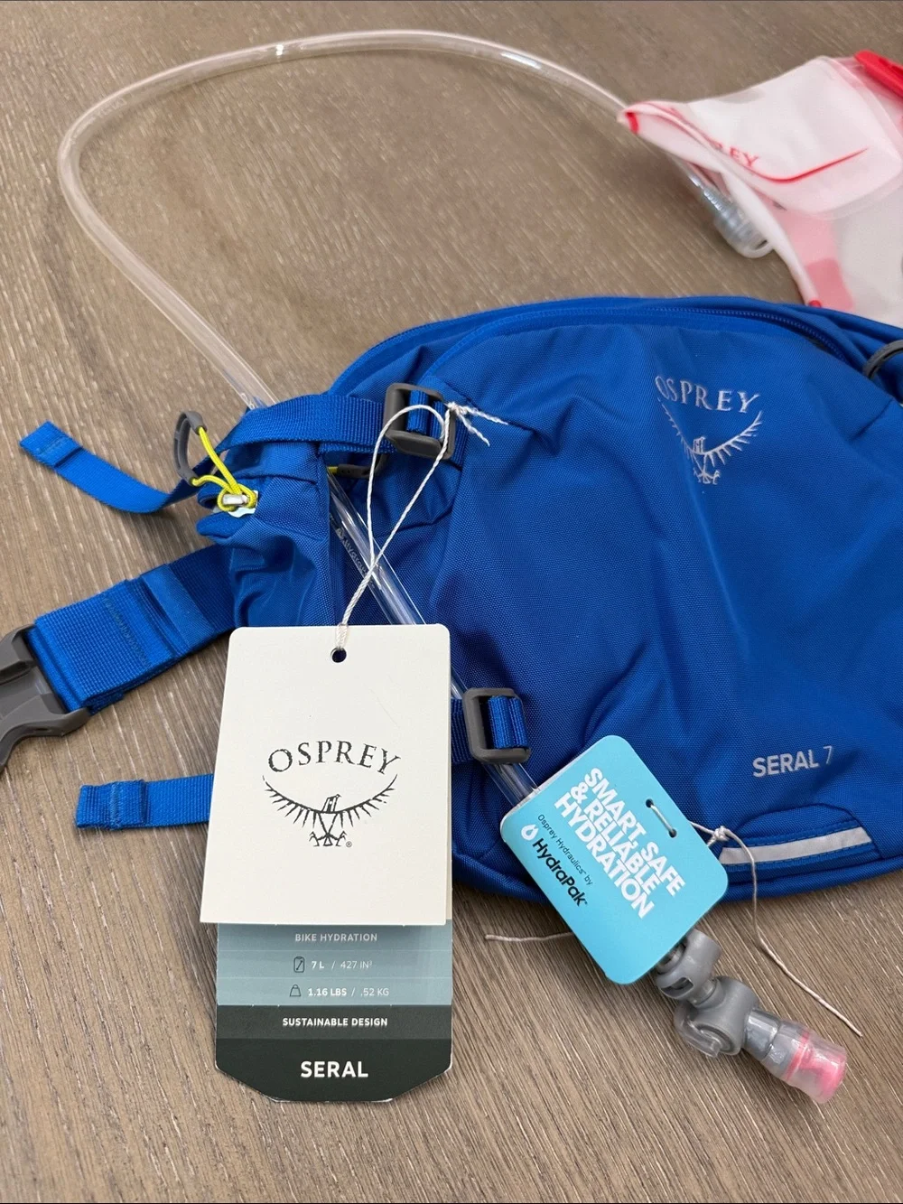 OSPREY Seral 7 Bike Cycling Hydration Lumbar Pack Blue